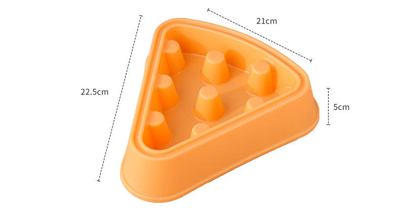 PizzaPaws Fun Slow Feeder Bowl