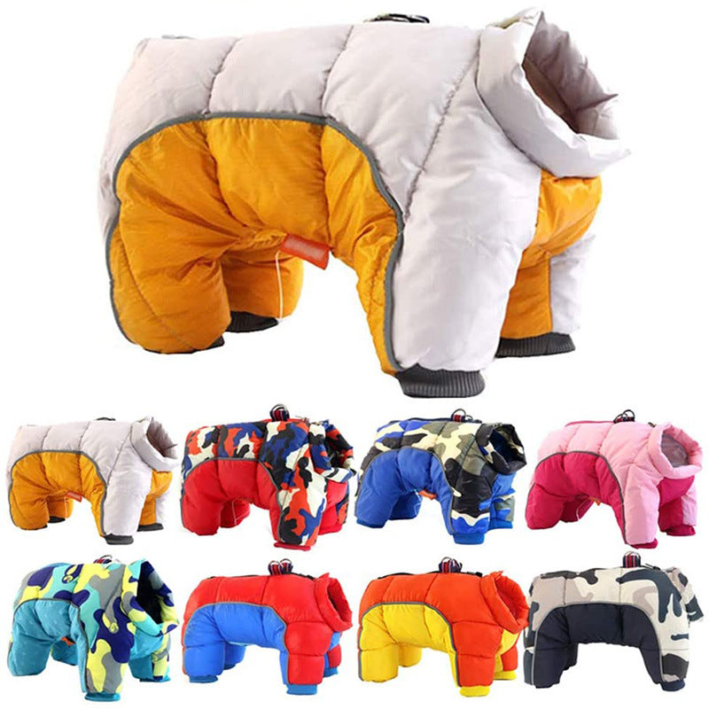 Waterproof Insulated Dog Winter Coat — multi-colour — MAHGOODBOI