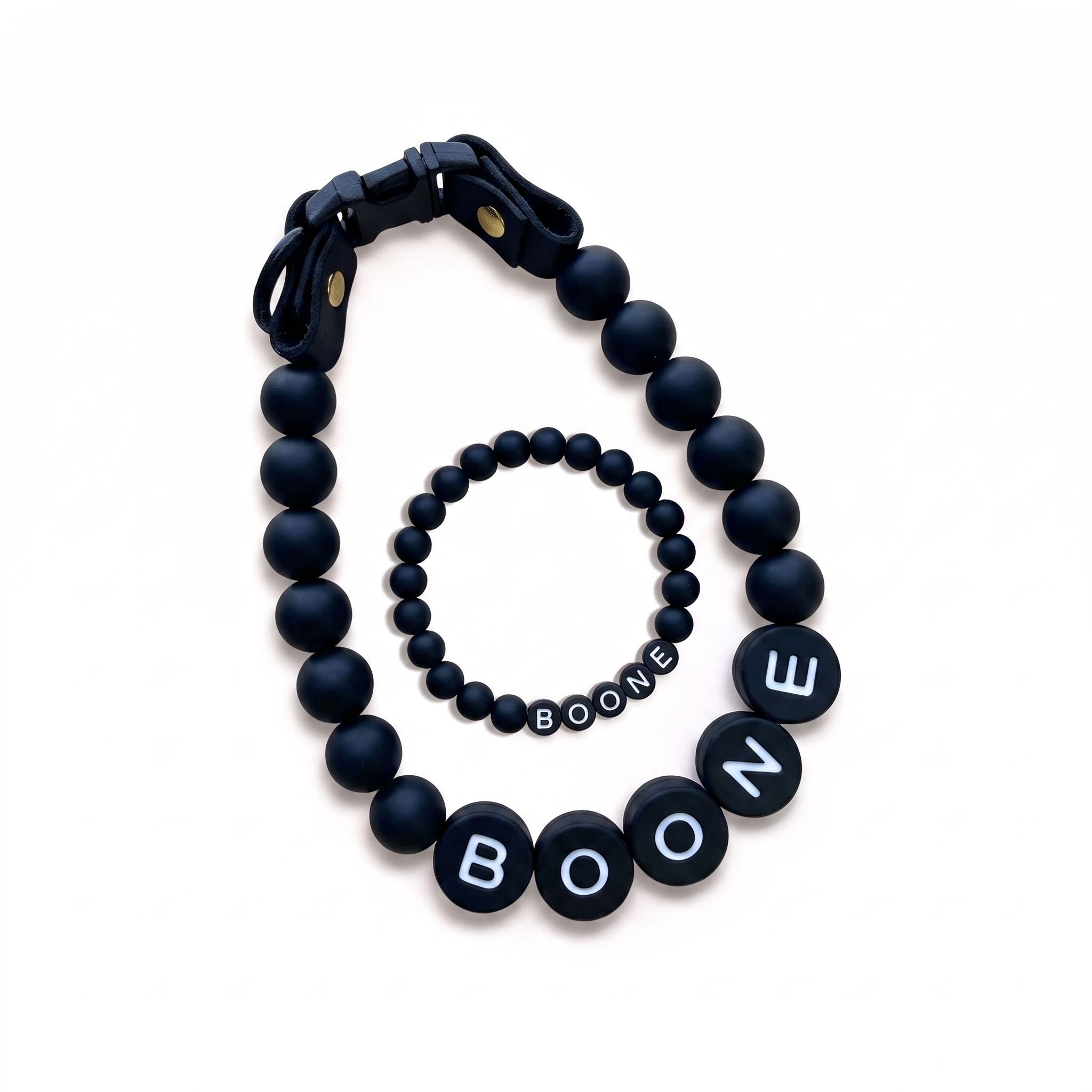 GlamourBead Custom Pearl Collar & Matching Bracelet