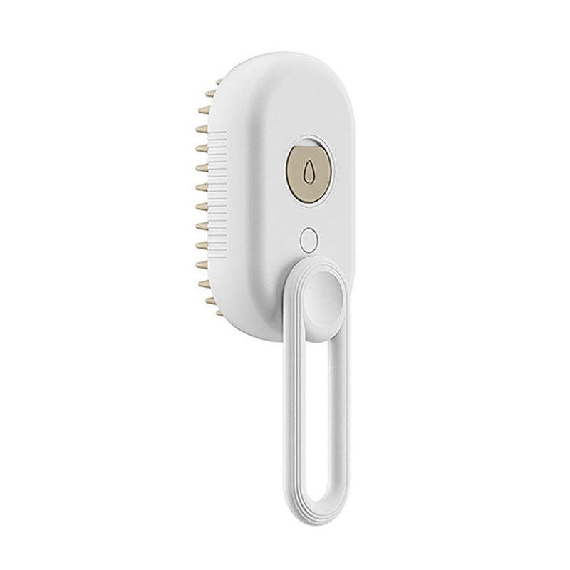 3-in-1 Electric Steam Pet Brush for Cats & Dogs — multi-colour — MAHGOODBOI