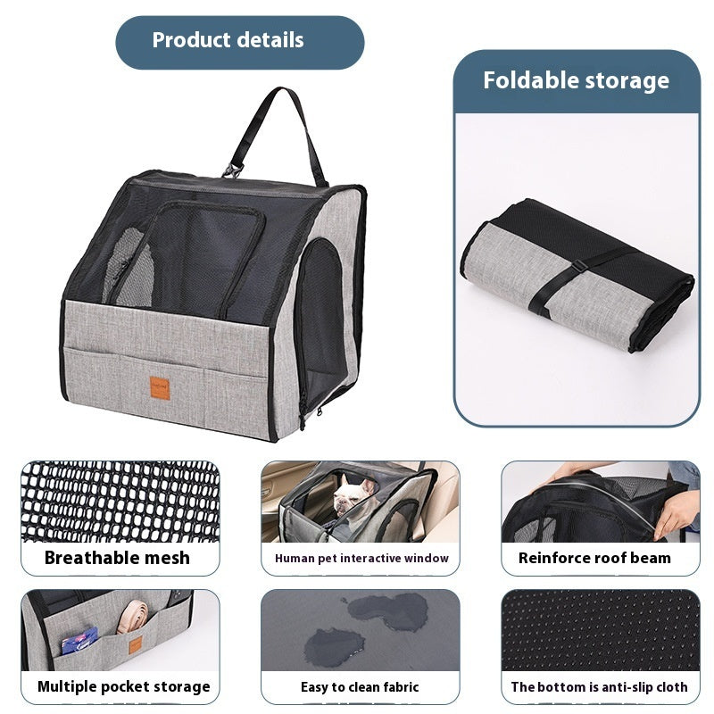 Waterproof Pet Car Seat Cover Mat — multi-colour — MAHGOODBOI