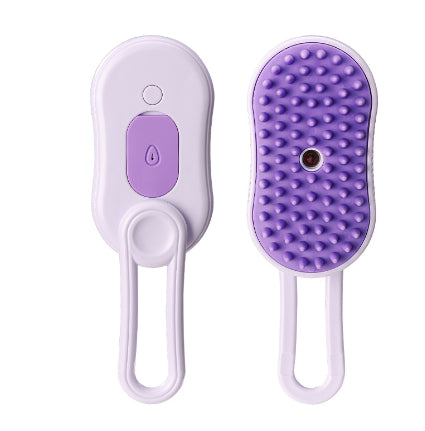 3-in-1 Electric Steam Pet Brush for Cats & Dogs — multi-colour — MAHGOODBOI