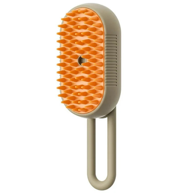 3-in-1 Electric Steam Pet Brush for Cats & Dogs — multi-colour — MAHGOODBOI