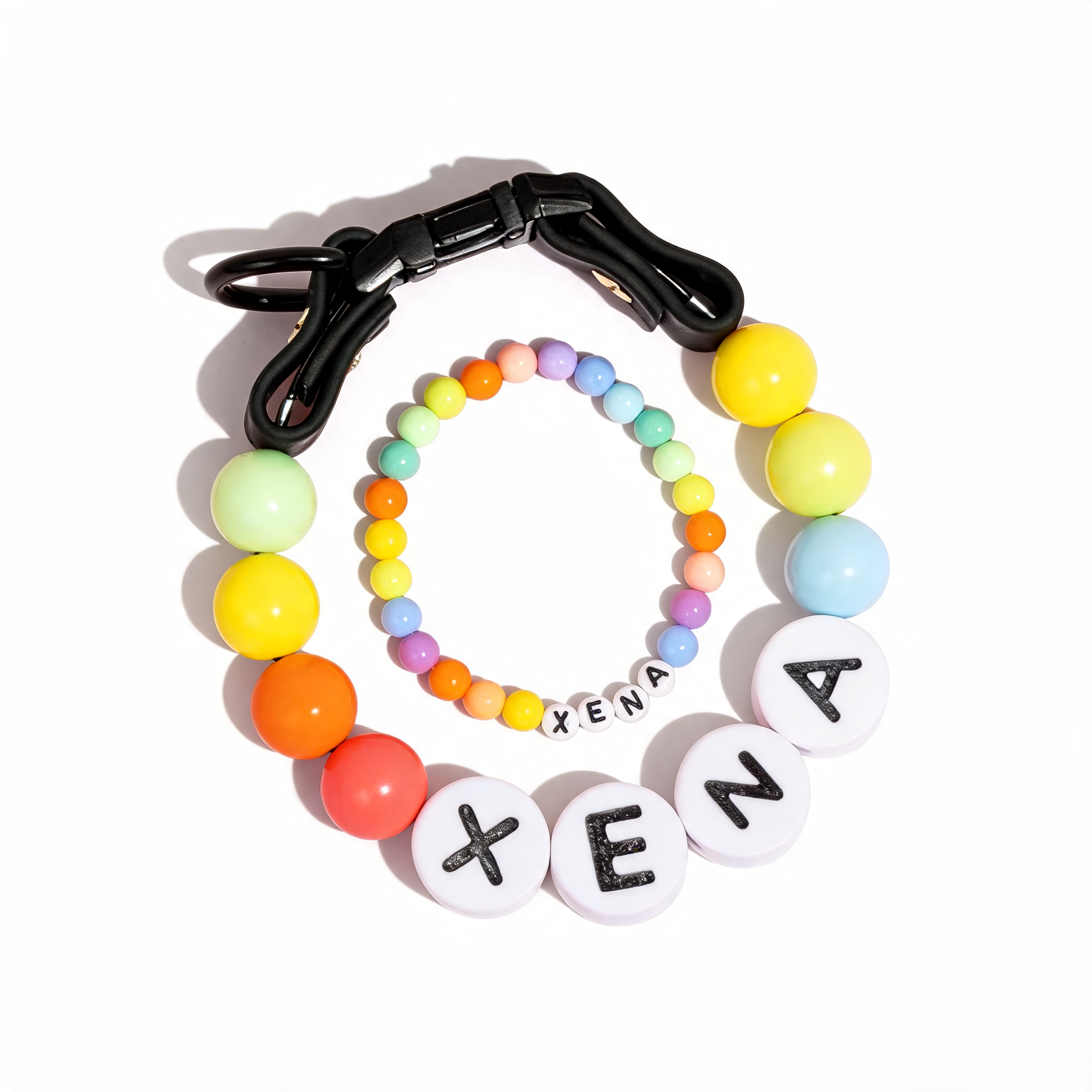 GlamourBead Custom Pearl Collar & Matching Bracelet — premium pet product from MAHGOODBOI